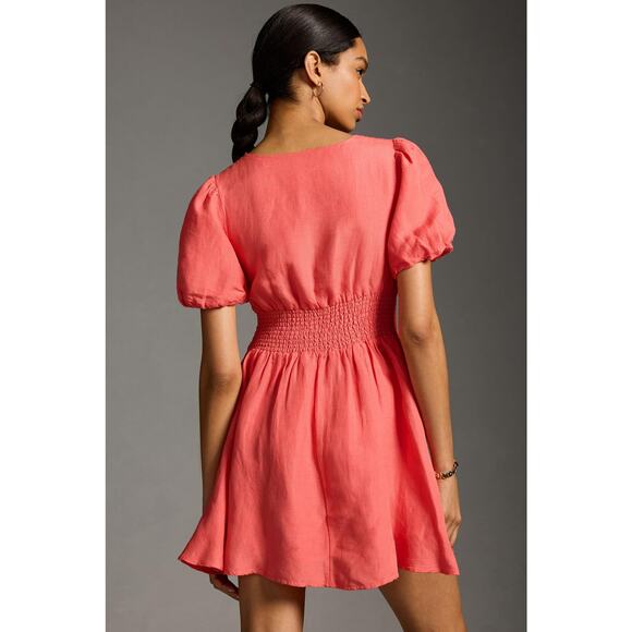 Anthropologie Katerina Button-Front Mini Dress-New Medium - Picture 2 of 5